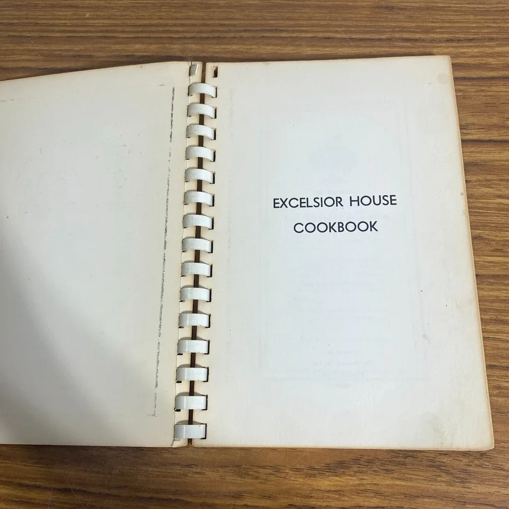 Excelsior House 1968 Vintage Cookbook Jessie Allen Wise Garden Club Jefferson TX